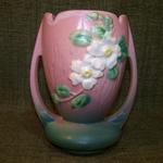 Roseville Art Pottery White Rose Vase